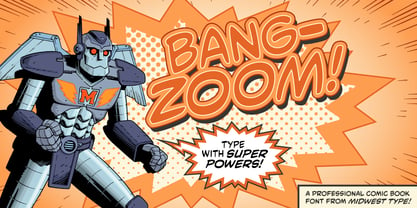 Bang Zoom Font Poster 1