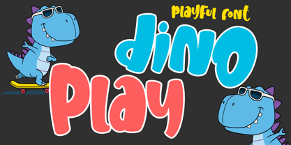 Dino Play Font Poster 1