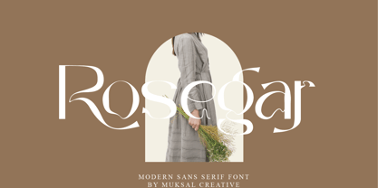 Rosegar Font Poster 1