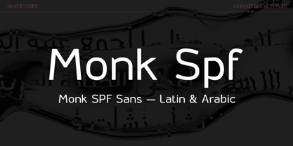 Monk SPF Font Poster 1