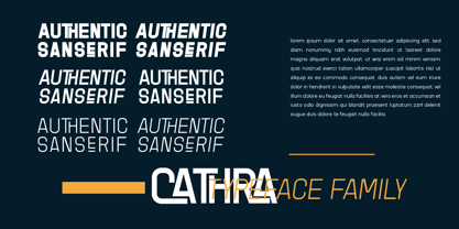 Cathra Font Poster 4