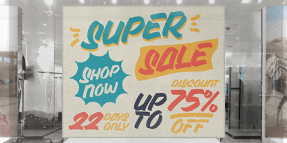 Silver Sale Font Poster 4