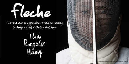 Fleche Font Poster 1