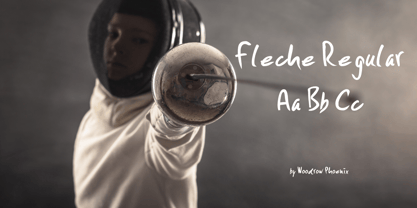 Fleche Font Poster 3