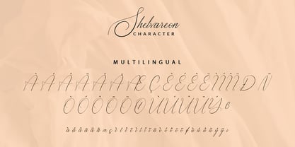 Shelvareon Font Poster 9