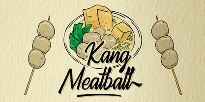 Kang Meatball Font Poster 14
