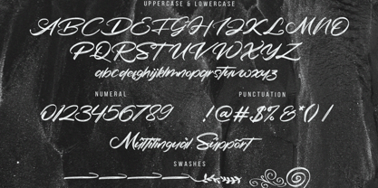 Whisper Script Font Poster 12
