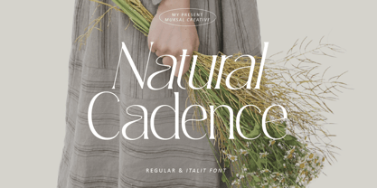 Natural Cadence Font Poster 1