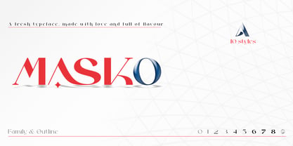 Masko Font Poster 1