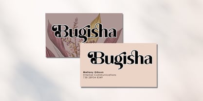 Bugisha Display Font Poster 6