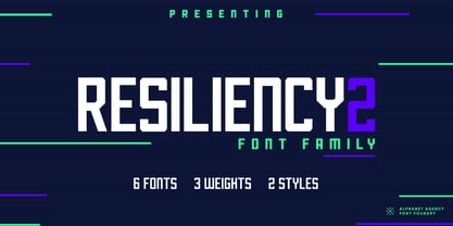 Resiliency2 Font Poster 1