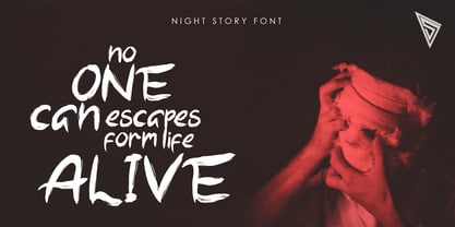 Night Story Font Poster 2