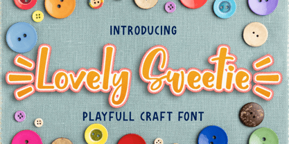 Lovely Sweetie Font Poster 1