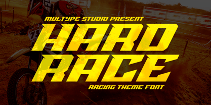 Hard Race Font Poster 1