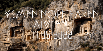 Ongunkan Lycian Font Poster 3