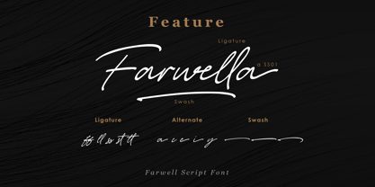 Farwell Font Poster 5