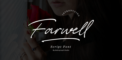 Farwell Font Poster 1