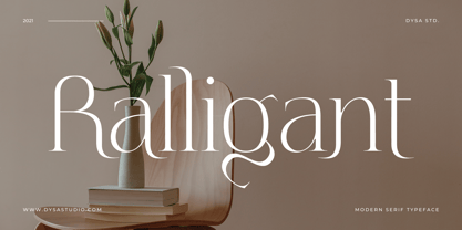 Ralligant Font Poster 1