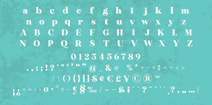 Agradable Font Poster 11