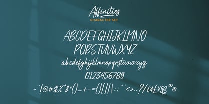 Affinities Font Poster 4