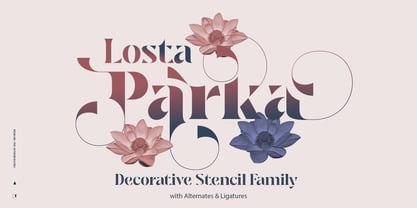 Losta Parka Font Poster 1