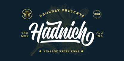 Hadnich Font Poster 1