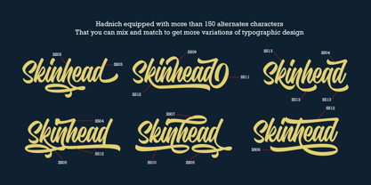 Hadnich Font Poster 11