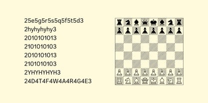Chessnota Font Poster 3