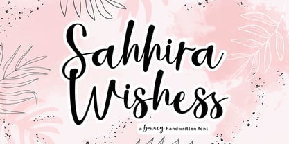 Sahhira Wishess Font Poster 1
