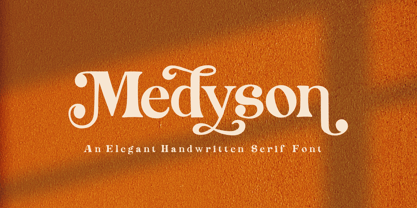 Medyson Font Poster 1