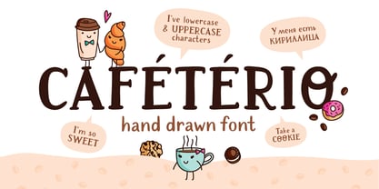 Cafeterio MS Font Poster 1