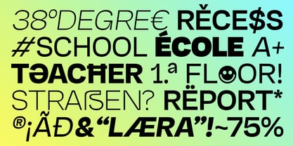 Escuela Font Poster 8