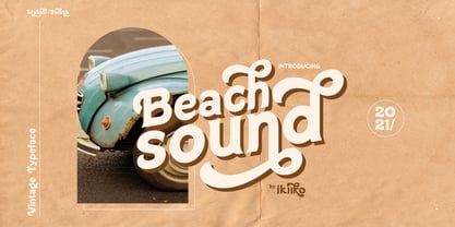 Beach Sound Font Poster 1