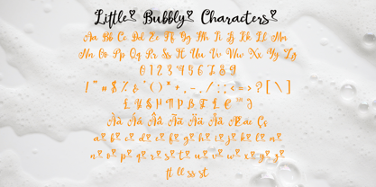 Little Bubbly Font Poster 6