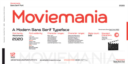 Moviemania Font Poster 4