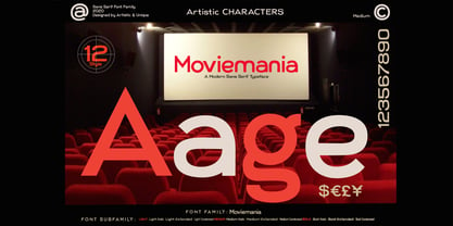 Moviemania Font Poster 6