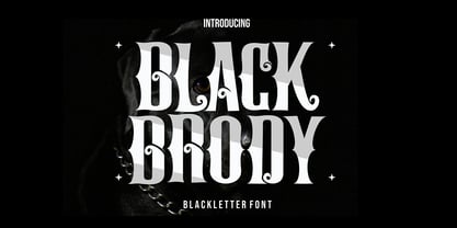 Black Brody Fuente Póster 1