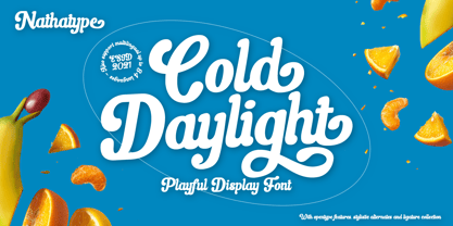 Cold Daylight Font Poster 1