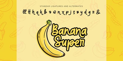 Super Banana Fuente Póster 7