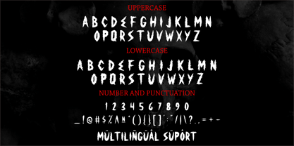 Horror Corpse Font Poster 9