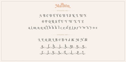Mailton Font Poster 8