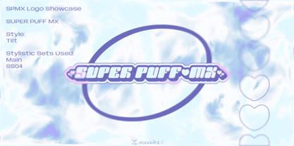 Super Puff MX Font Poster 3