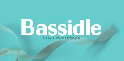 Bassidle Font Poster 1