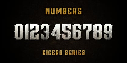 Cicero Series Font Poster 4