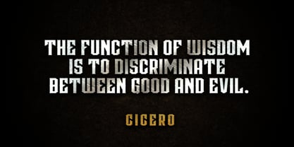 Cicero Series Font Poster 3