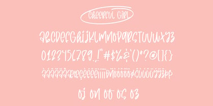 Cheerful Girl Font Poster 7