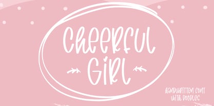 Cheerful Girl Font Poster 1