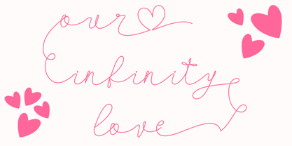 Our Infinity Love Font Poster 1