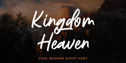 Kingdom Heaven Font Poster 1