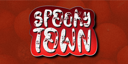 Spooky Town Fuente Póster 1
